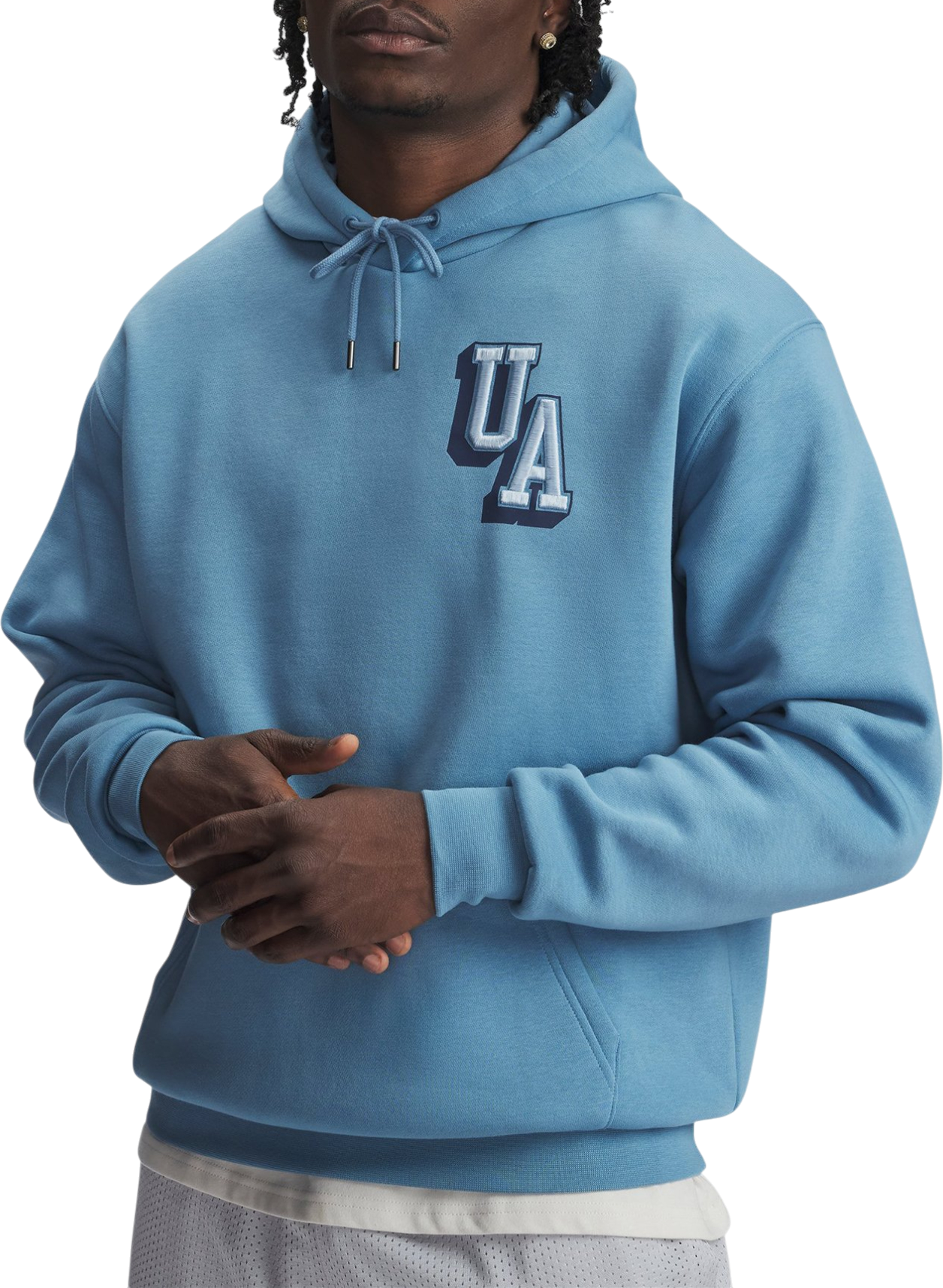 Mikina Under Armour UA Icon Fleece Graphic Hoodie Modrá | 6007591-418, 0