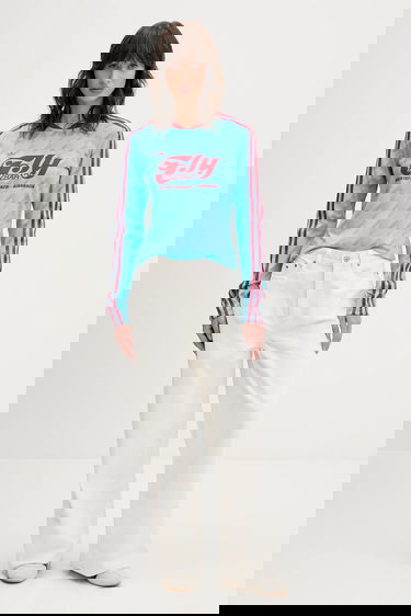 Dres adidas Performance Slim-Fit Long Sleeve Football Jersey with Allover Print Tyrkysová | JW0271, 1