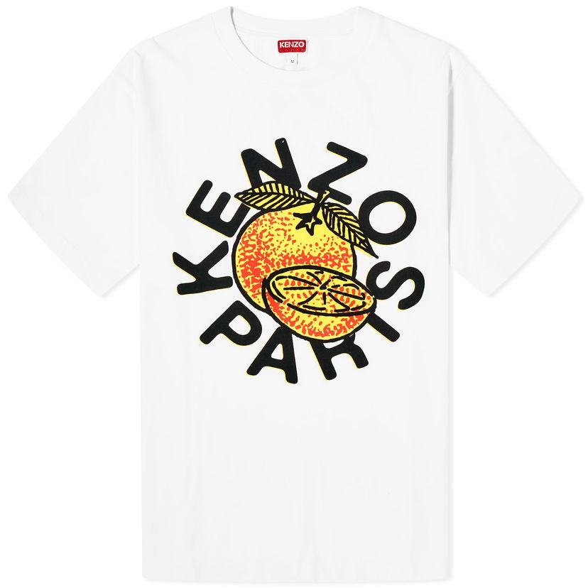 Tričko KENZO Big Orange T-Shirt Biela | FE55TS2794SG-02