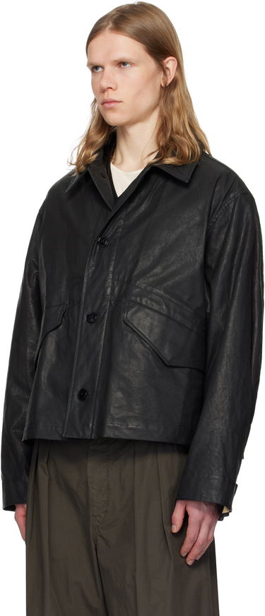 Bomber bunda LEMAIRE Lemaire Biker Jacket Čierna | OW1138 LF1366, 3