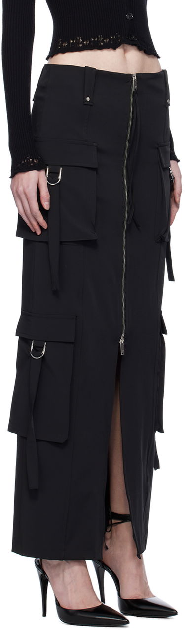 Sukňa Blumarine Blumarine Cargo Maxi Skirt Čierna | A344G010A, 1
