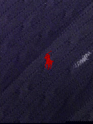 Sveter Polo by Ralph Lauren Turtleneck Cable-Knit Modrá | 710876836005, 2