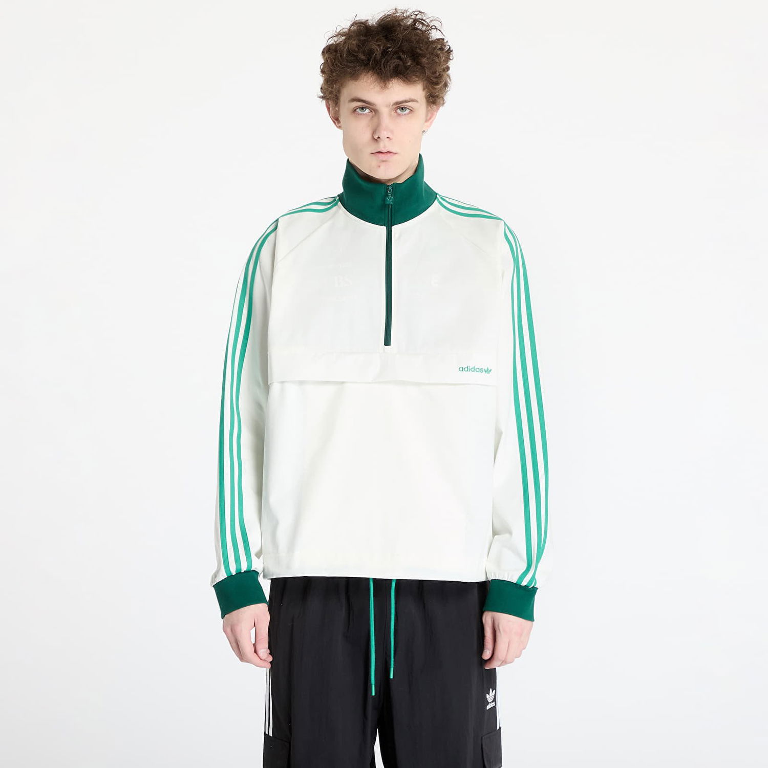 Vetrovka adidas Originals Pullover Jacket Biela | JC8375, 0