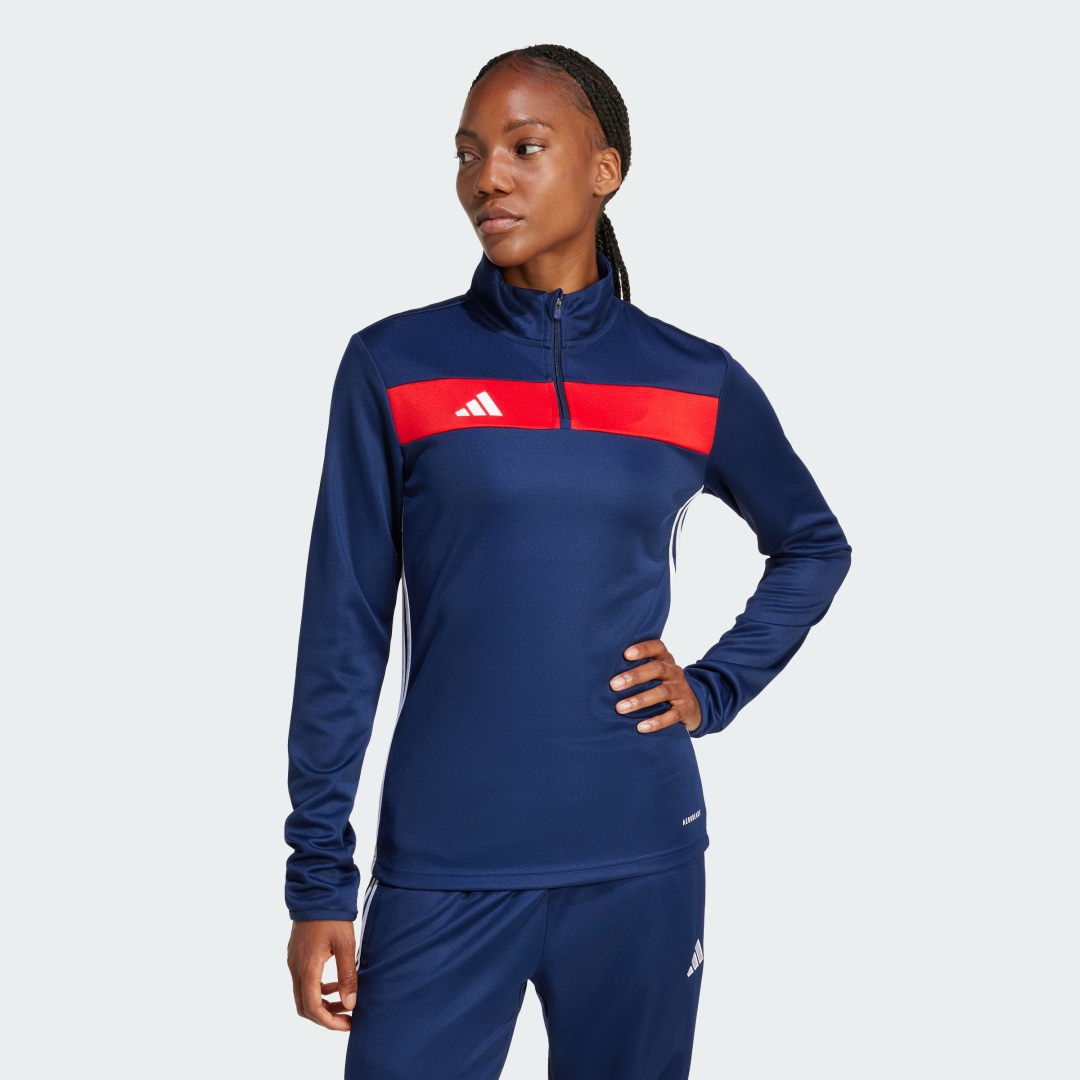 Mikina adidas Performance Tiro 25 Essentials Training 1/4 Zip Top Navy | JD0551, 0