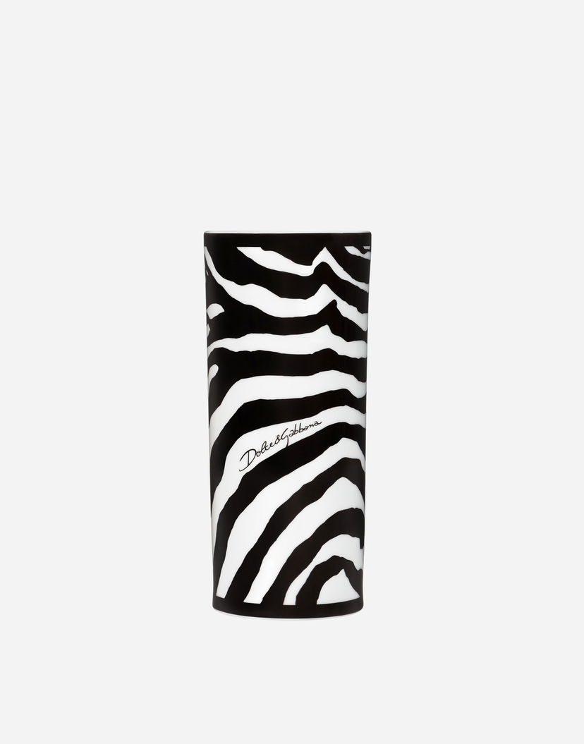 Home decor Dolce & Gabbana Dolce & Gabbana Cylindrical Porcelain Vase Onesize Rôznofarebný | TCC196TCAMXUZ003