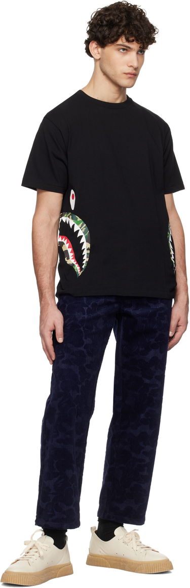 Tričko BAPE Camo Side Shark Graphic T-Shirt Čierna | 001TEK801007M, 3