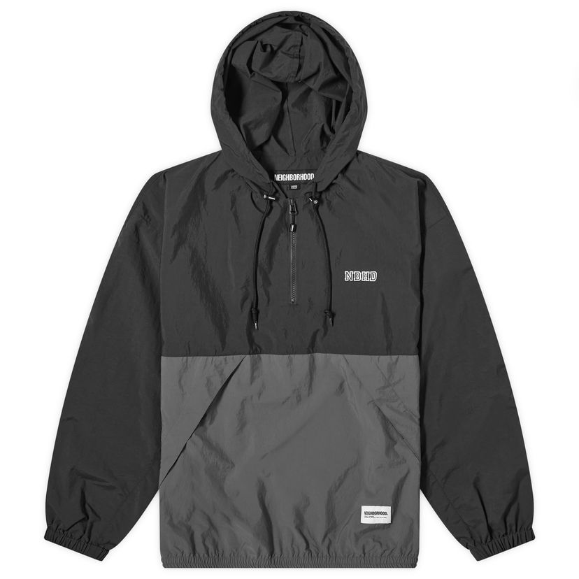 Bunda Neighborhood Bicolour Anorak Čierna | 241TSNH-JKM03-BK