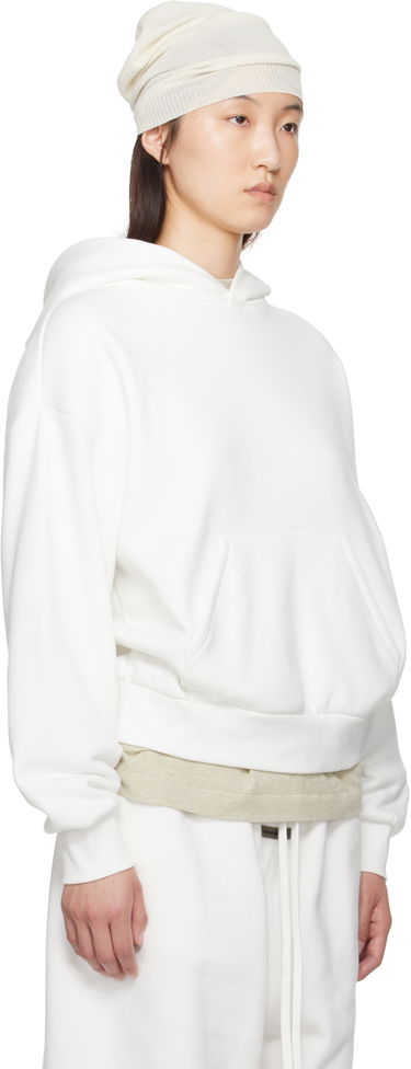 Mikina Fear of God Fear of God ESSENTIALS Classic Fit Hoodie Biela | 192SP255544FW, 1