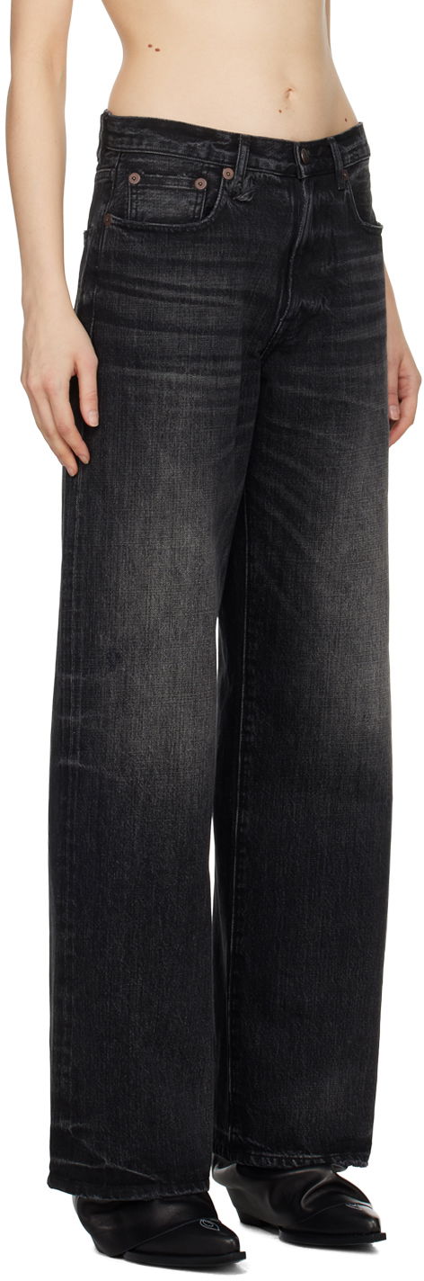 Džínsy R13 R13 D'Arcy Loose Jeans Čierna | R13WD038-D175A, 1