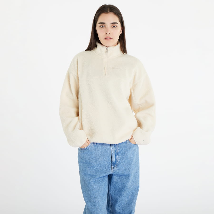 Mikina Champion Half Zip Sweatshirt "Creamy" Béžová | 116739 CHA YS015, 0