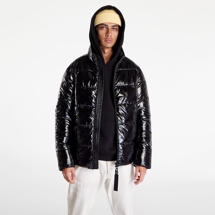 Prešívaná bunda GUESS Liquid Puffa Jacket Čierna | M2BL20WEZ00-JBLK, 0