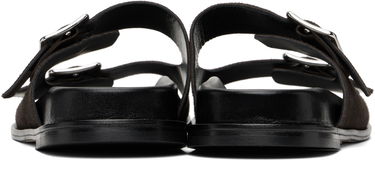 Starostlivosť o obuv Aeyde Aeyde Meena Suede Double Buckle Slides Hnedá | A11-FS-FOXR08FL174-SS25-953-022, 1