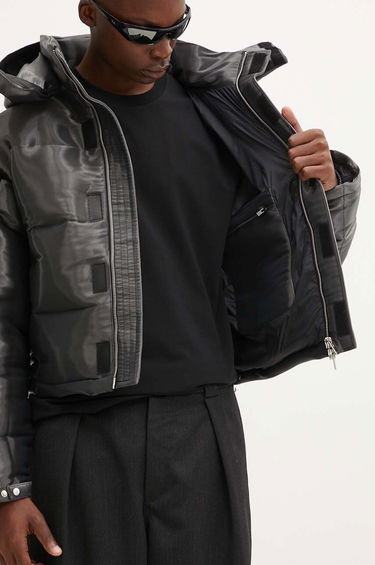 Prešívaná bunda HELIOT EMIL Hooded Down Puffer Jacket Šedá | HE.M.02.055.P03.ME10, 6