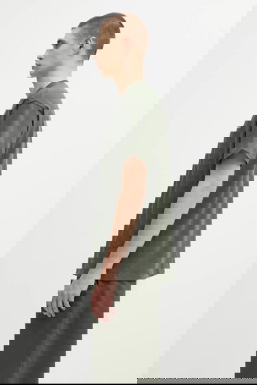 Tričko Carhartt WIP S/S Script Embroidery T-Shirt Zelené | I030435.3CDXX, 1