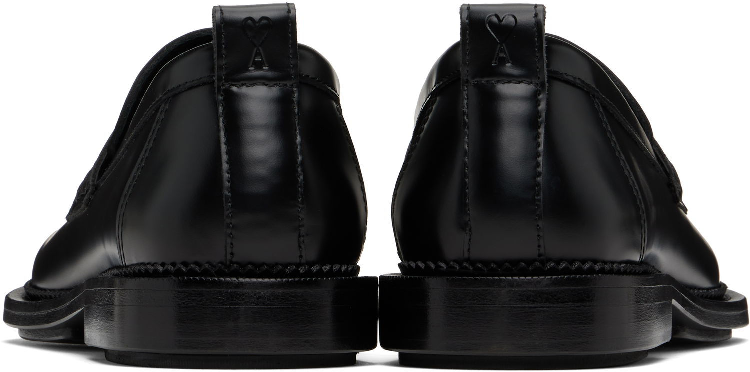 Košeľa AMI AMI Paris Anatomical Toe Leather Loafers Čierna | HSV050.AL0097, 1