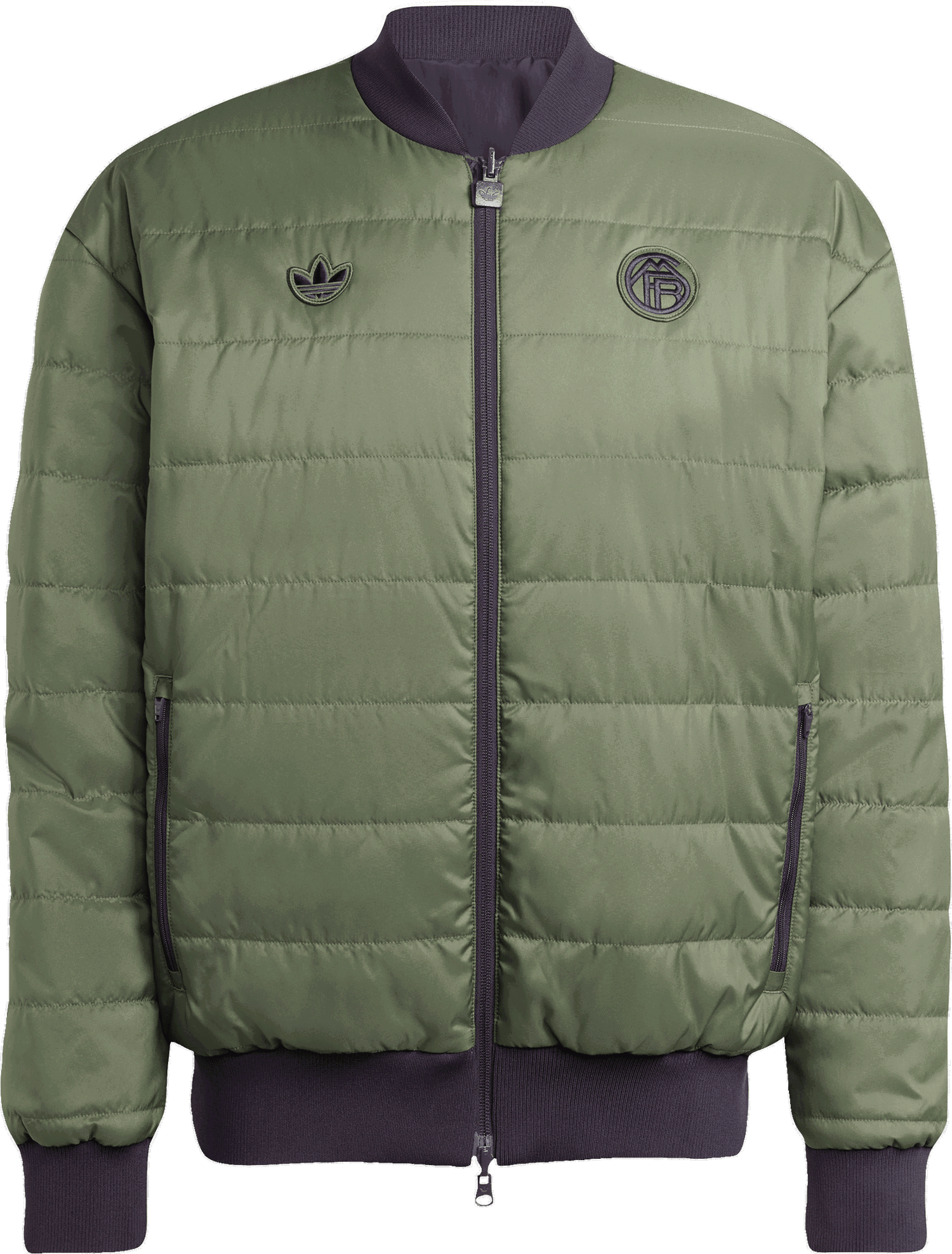 Bomber bunda adidas Originals FC Bayern Munich Icon Bomber Jacket Zelené | jm9434, 0