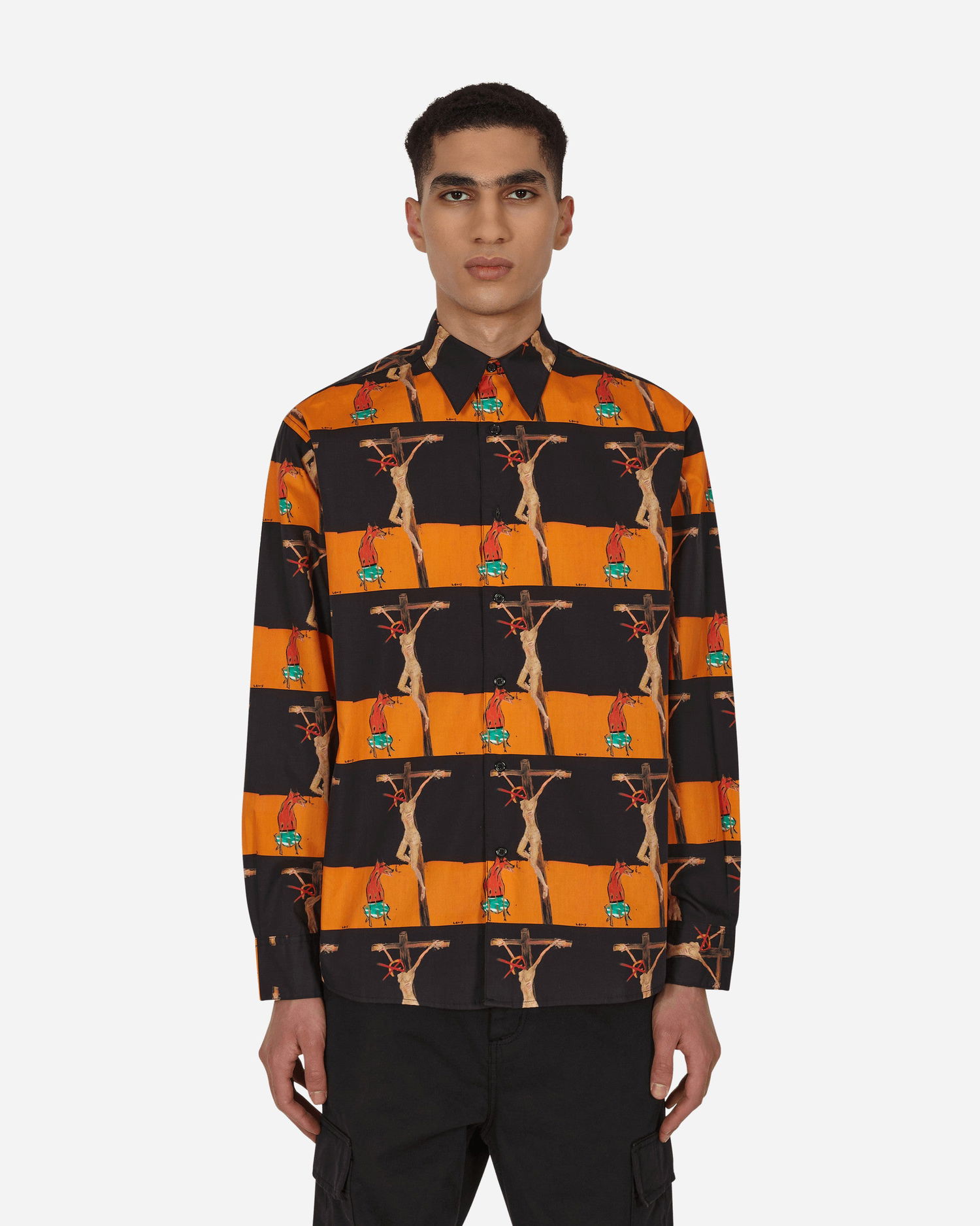 Košeľa Sex Skateboards Crusifix Button Up Rôznofarebný | SX27 001, 0