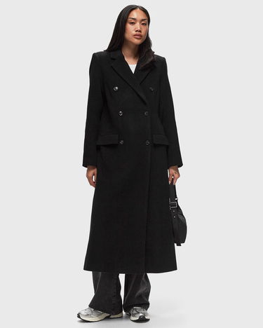 Kabáty Samsoe Samsoe Samsøe & Samsøe FALCON Double-Breasted Coat Čierna | F20400075-BLACK, 1