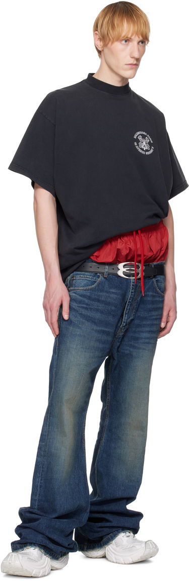 Džínsy Balenciaga Balenciaga Layered Jeans Modrá | 814224TRW62, 4