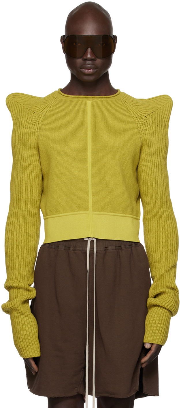 Sveter Rick Owens Tec Sweater Žltá | RR02C7682 CHWSR, 0