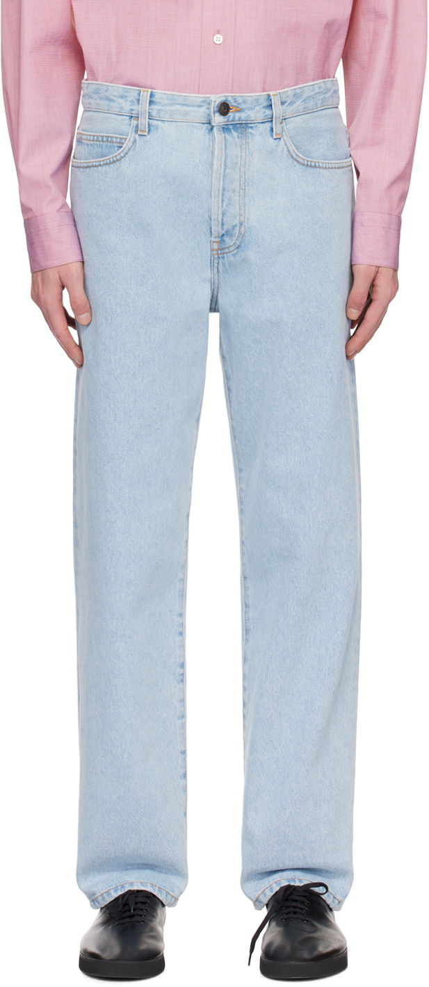 Džínsy The Row Straight-Leg Jeans Modrá | 501-W2193, 0