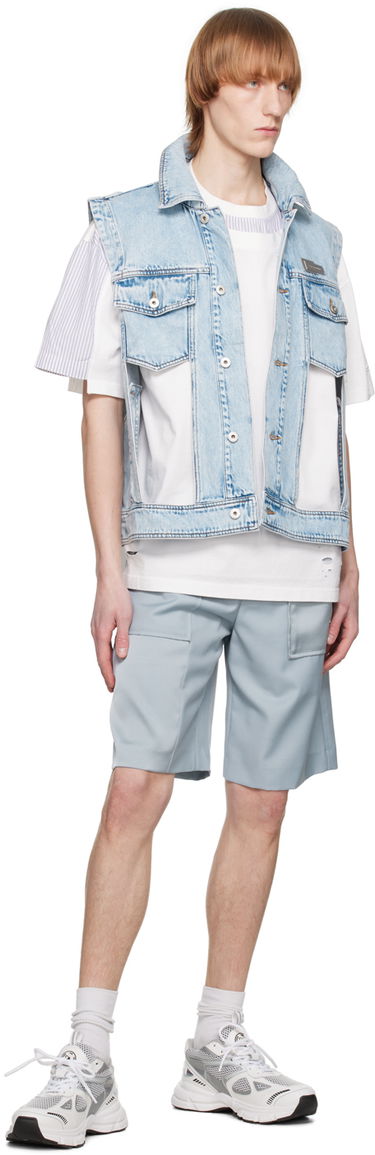 Tričko Feng Chen Wang Feng Chen Wang Distressed T-Shirt Biela | FMS15TS03, 4