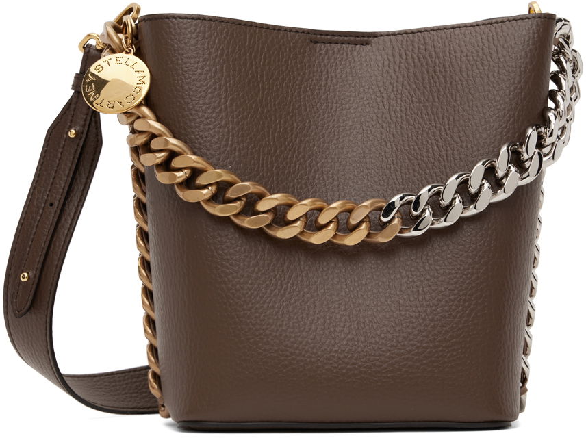 Kabelka Stella McCartney Alter Mat Grainy Chain Shoulder Bag Hnedá | 7B0033WP0316, 0