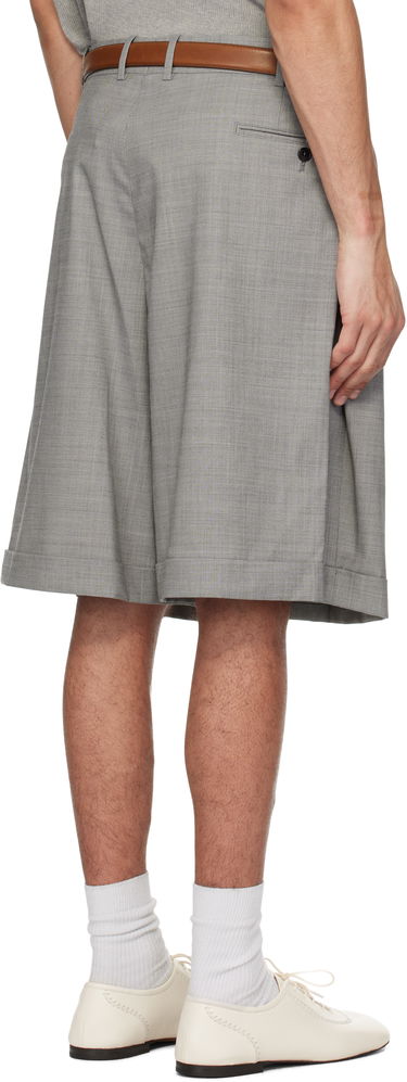 Šortky HED MAYNER Hed Mayner Pleated Shorts Šedá | HMMA30024A-HA150, 2