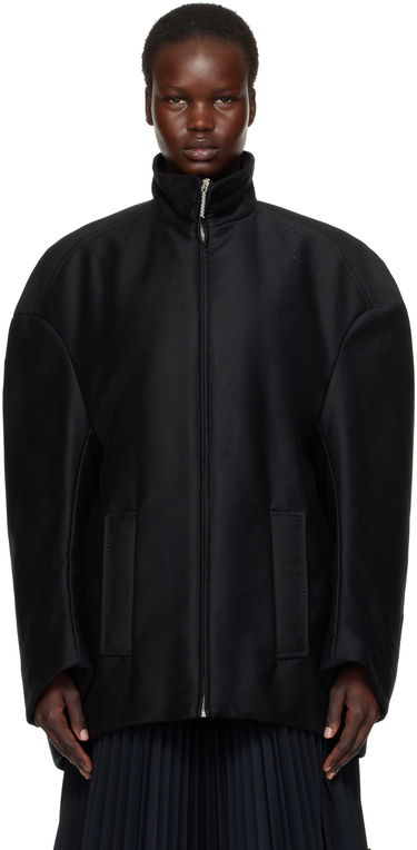 Bomber bunda Marni Marni Organic Cotton Oversized Jacket Čierna | JKMA0328SW TCY36, 0
