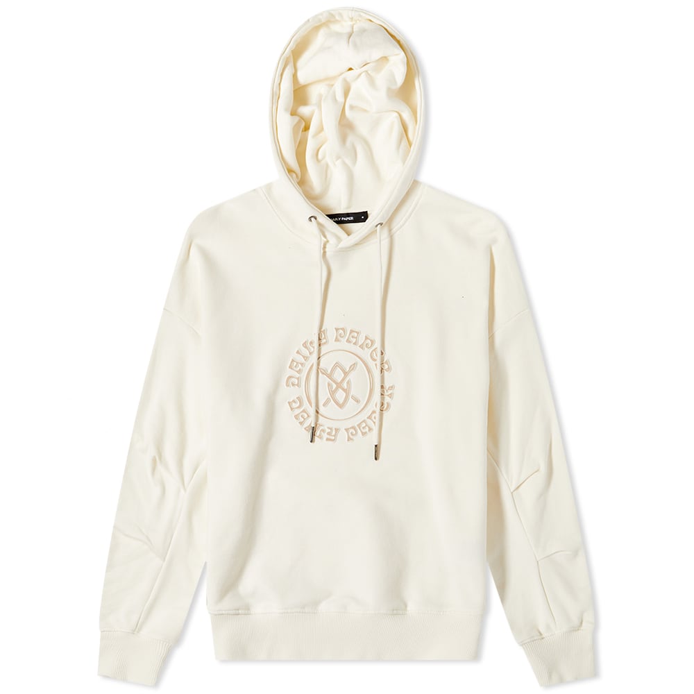 Mikina DAILY PAPER Poppy Logo Hoody Egret Béžová | 2311131, 0