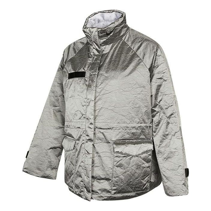 Parka Nike Nike Sportswear TF Turf Revival Shine Jacket Metalická | DD4647-013, 0