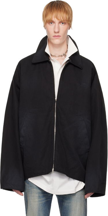 Vetrovka Balenciaga Zip-Up Jacket Čierna | 817649TRP15, 0