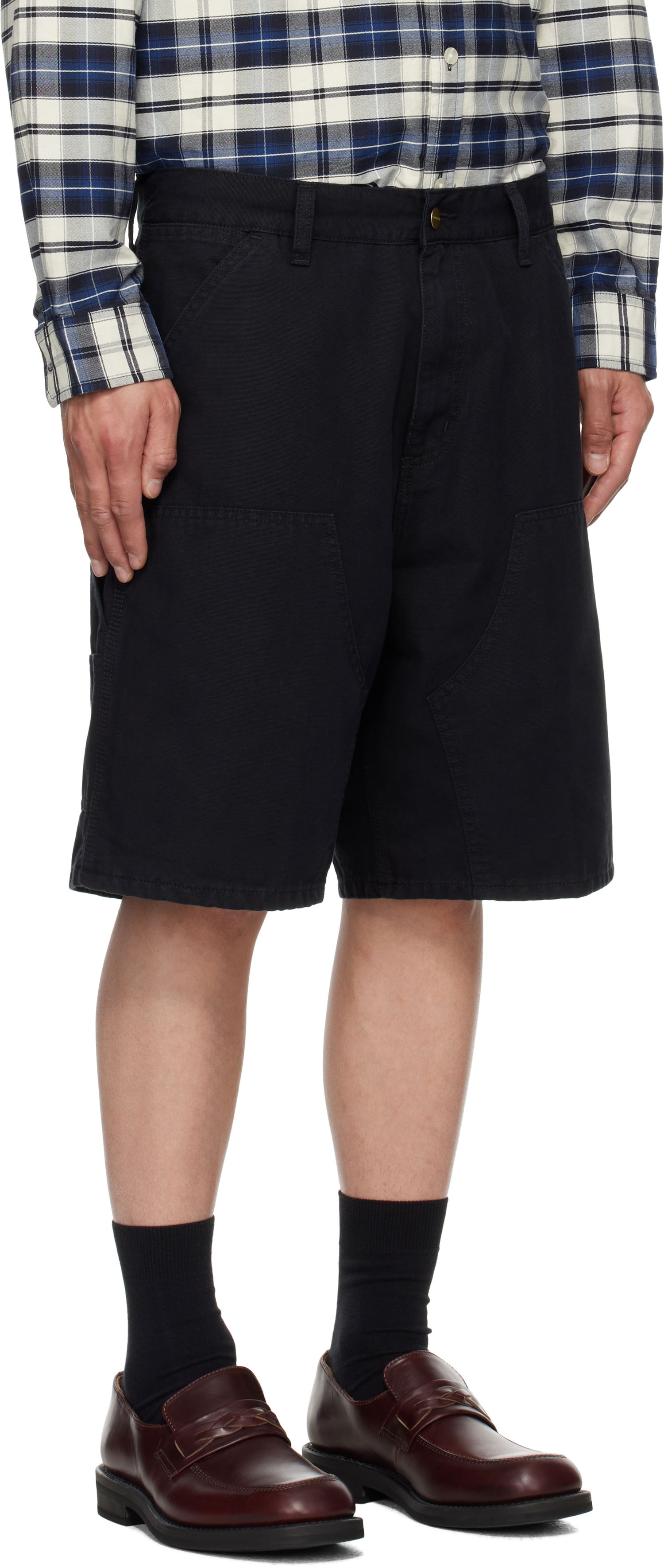 Šortky Carhartt WIP Double Knee Shorts Čierna | I034793, 1