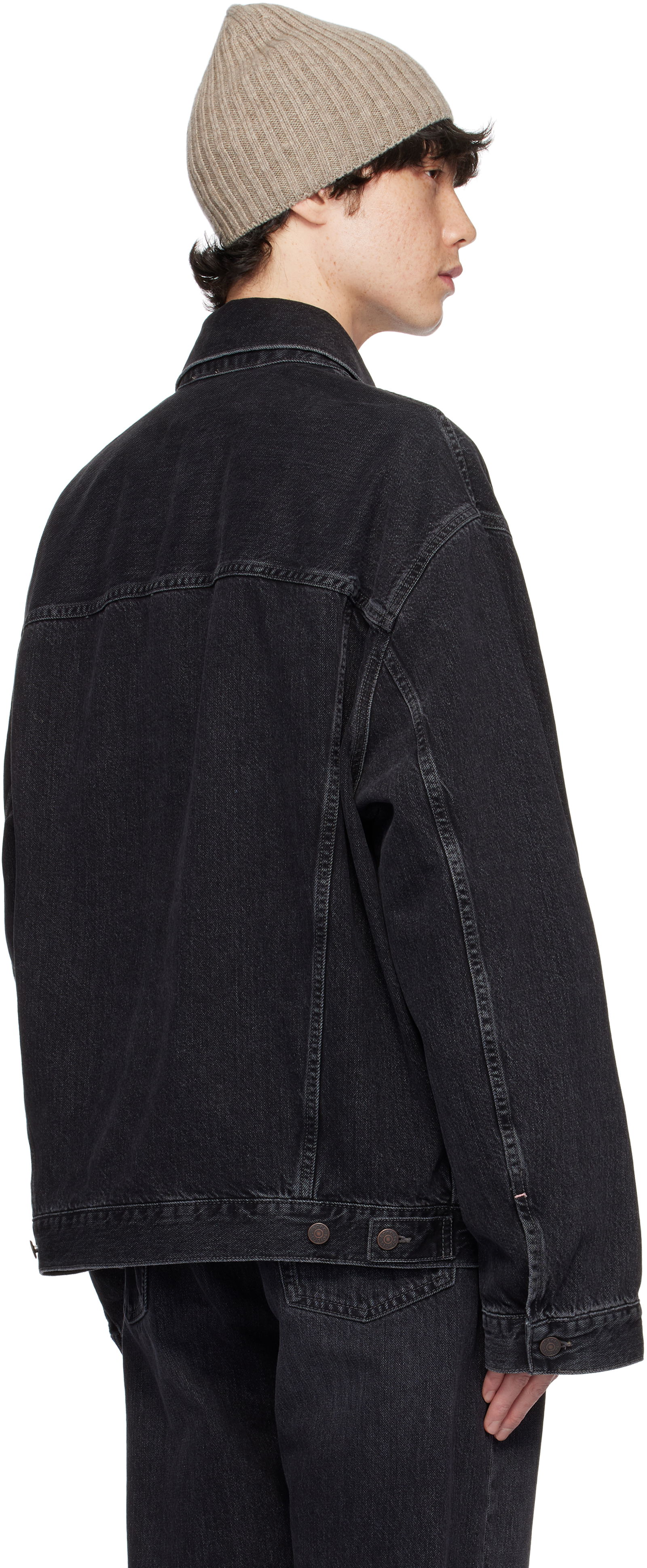 Black Oversized Denim Jacket