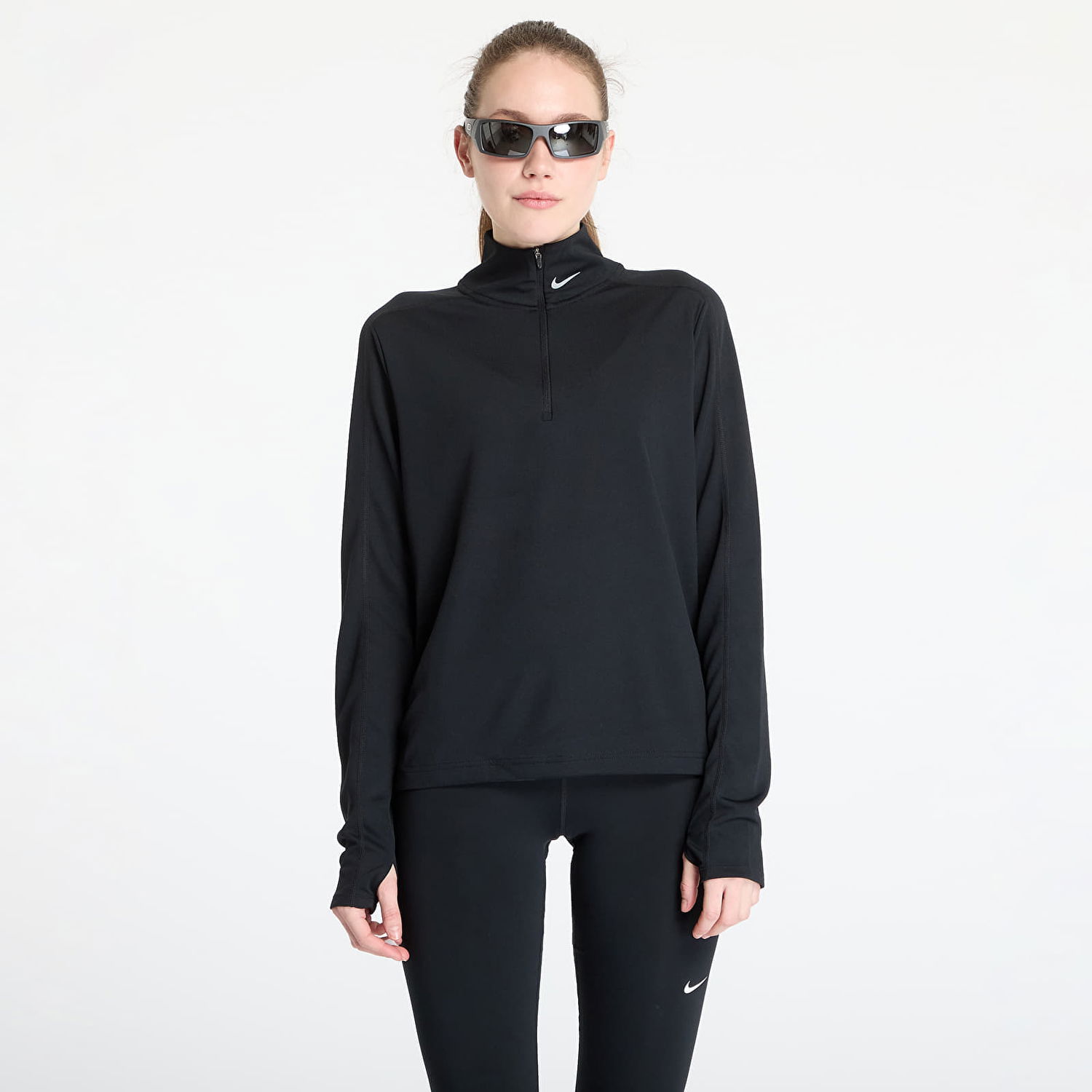 Mikina Nike Pacer Dri-FIT 1/4-Zip Running Top Čierna | HV6958-010, 0