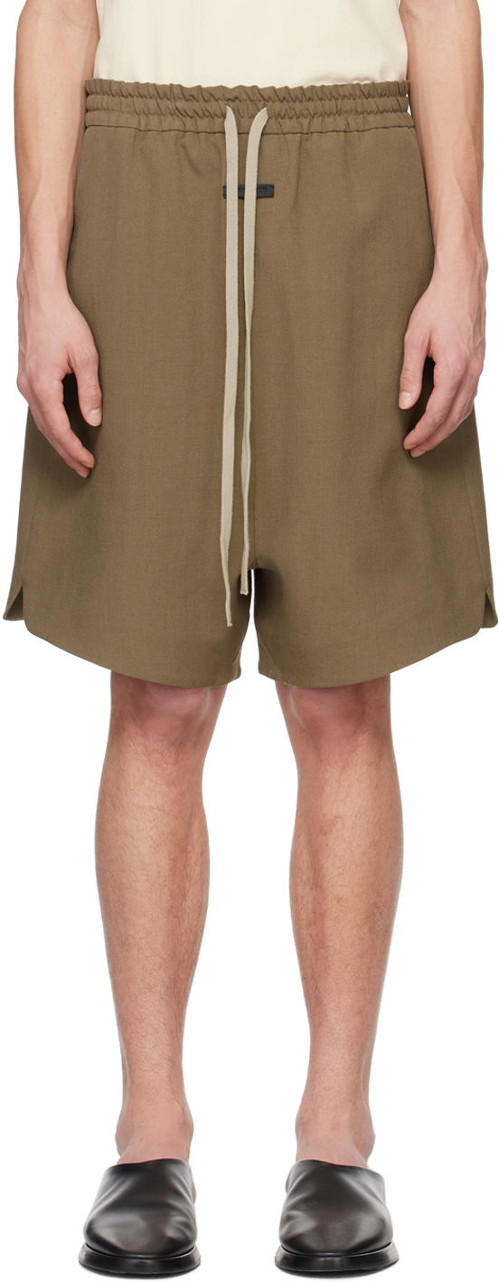 Šortky Fear of God Brown Relaxed Shorts Hnedá | FG840-3411WOL