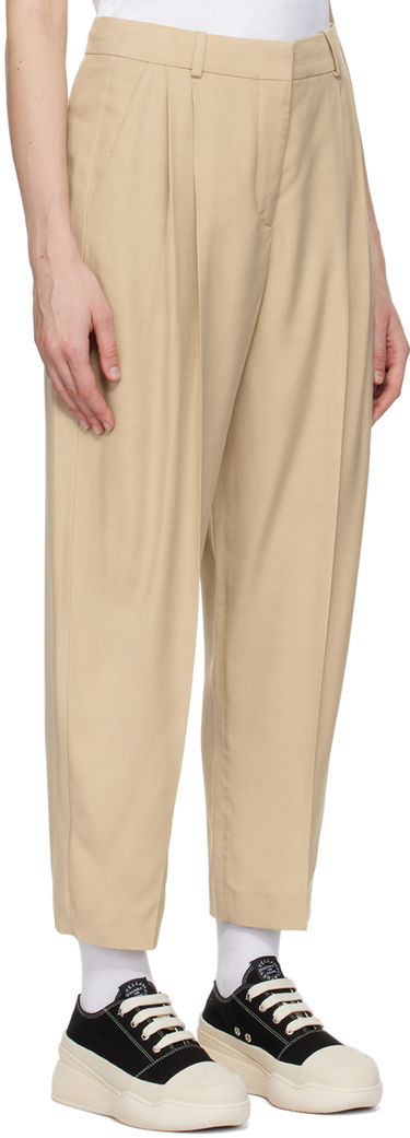 Nohavice Stella McCartney Stella McCartney Tapered Trousers Béžová | 5919643DU701, 1