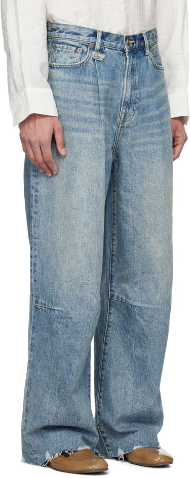 Džínsy R13 R13 Wayne Articulated Knee Jeans Modrá | R13MD146-D149C, 1