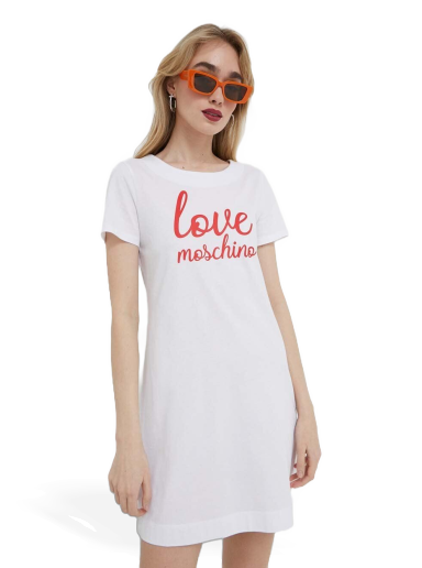 Šaty Moschino Cotton Dress Biela | W.5.929.27.M.4405