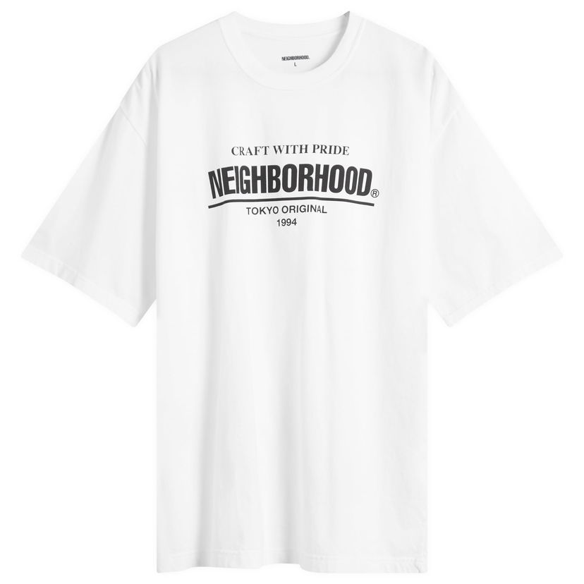 Tričko Neighborhood Classic Logo T-Shirt Biela | 252PCNH-ST01-WHT