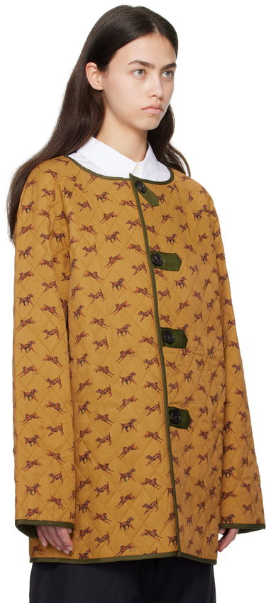 Prešívaná bunda Bode Bode Crittendon Reversible Liner Coat Žltá | MRS25OW011, 4