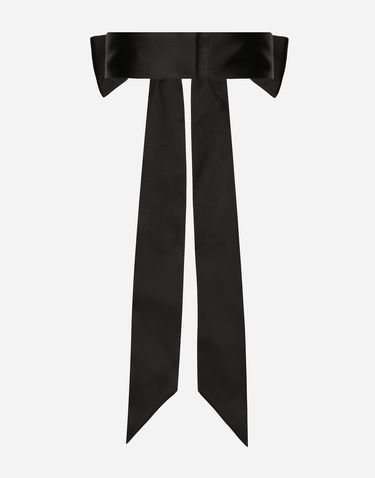 Opasok Dolce & Gabbana Dolce & Gabbana Silk Satin Tie Belt Čierna | FB403AFU1NUN0000, 2