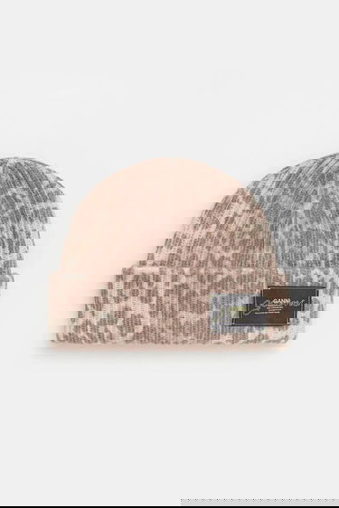 Kulicha GANNI Graphic Wool Mix Printed Leopard Beanie Rôznofarebný | A6658, 0