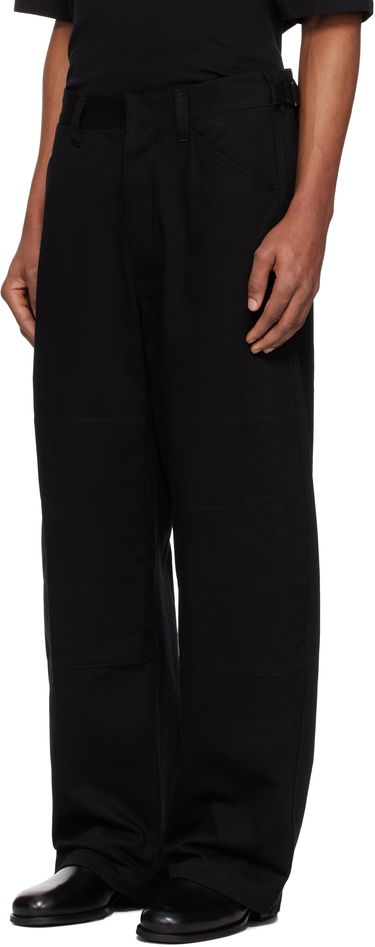 Cargo nohavice LEMAIRE Lemaire Big Work Trousers Čierna | PA1174 LF1365, 3