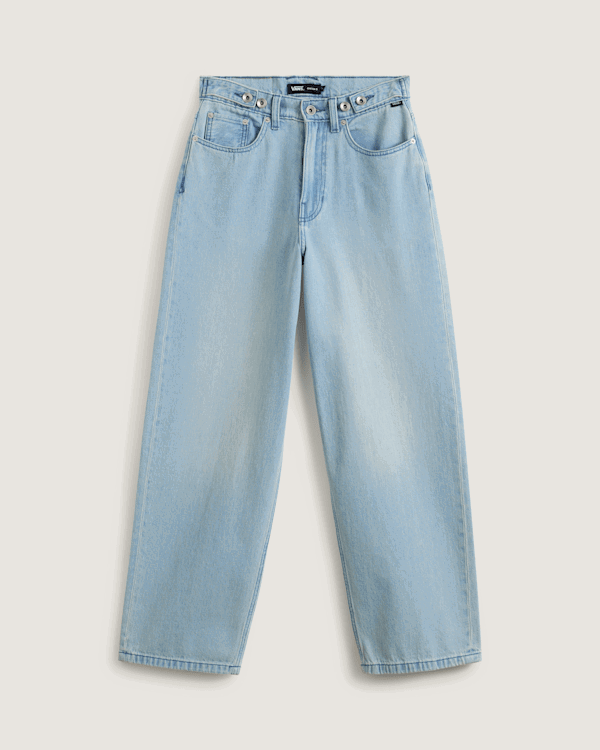 Džínsy Vans Vans Check-5 Baggy Denim Trousers, Size 34 Modrá | VN000R4STTJ