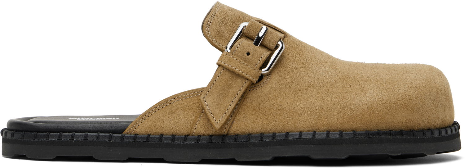 Oblečenie Moschino Moschino Suede Mule Loafers Béžová | 251 MB10152G0M GF0 10B, 0
