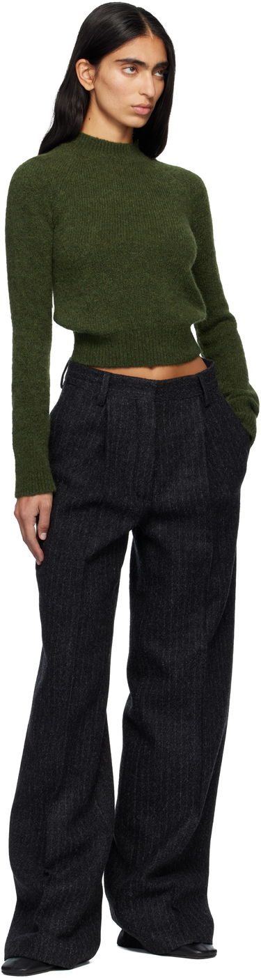 Nohavice Dries Van Noten Dries Van Noten Pinstripe Pleated Wool Trousers Šedá | 252-010922-2042, 3