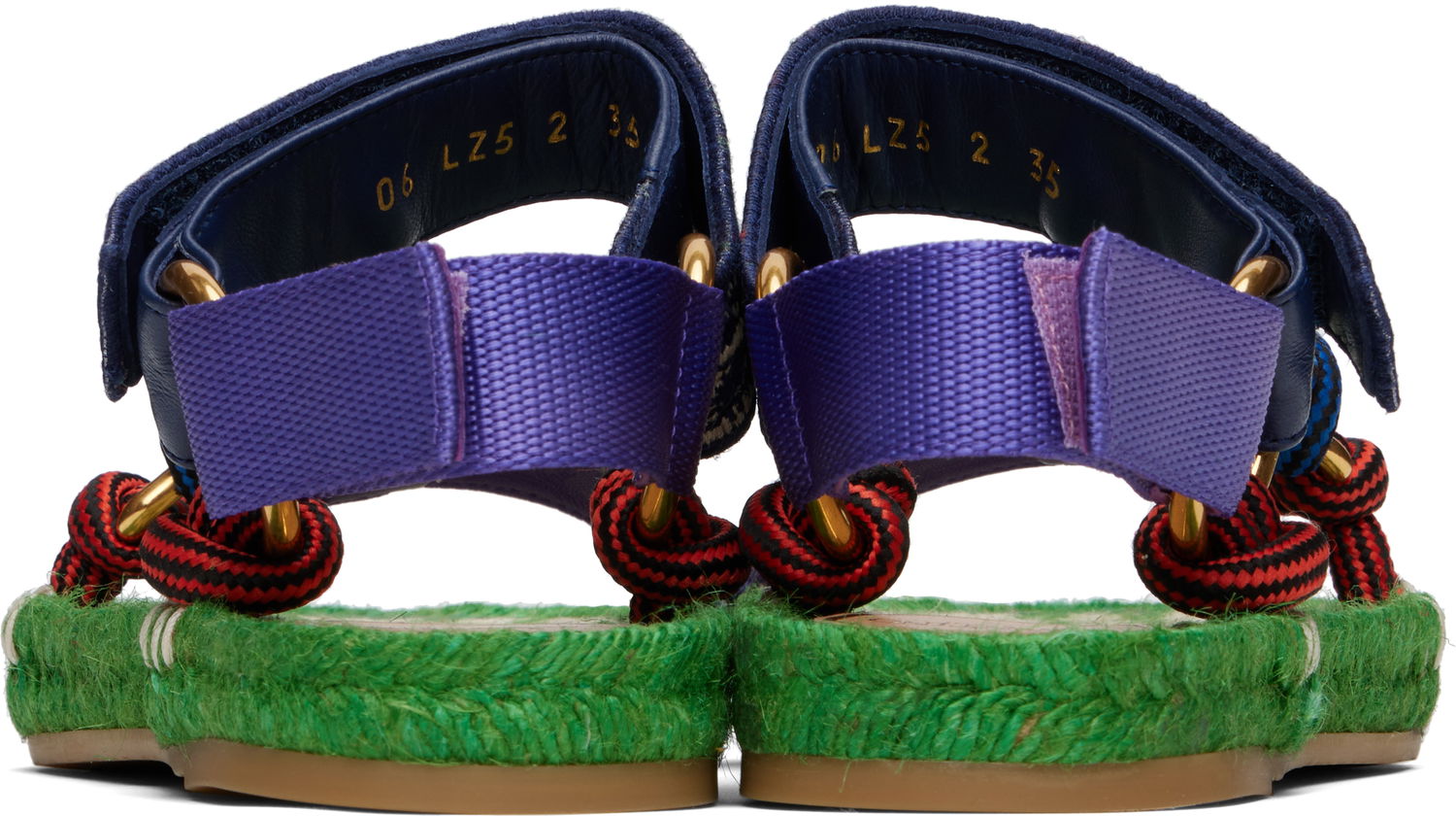 Doplnky Valentino Valentino Garavani Lake Powell Rope Sandals Zelené | 6W0S0LZ5PNB, 1