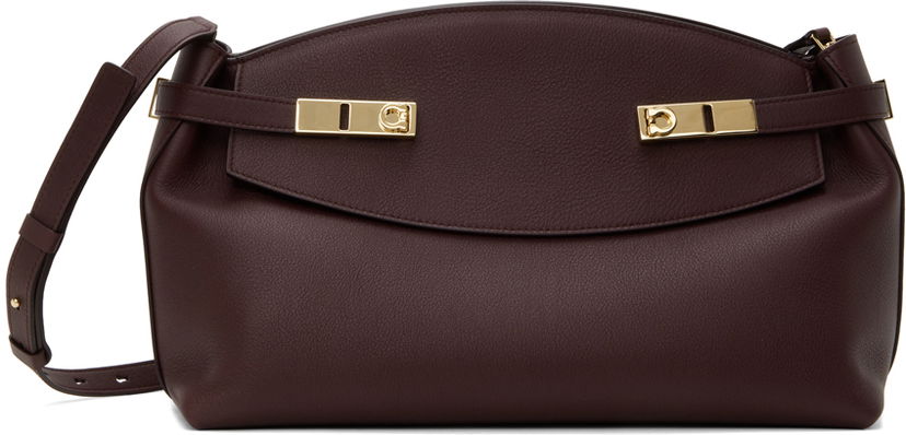 Kabelka FERRAGAMO Large Hug Pouch Bag Vínová | 215890 - 768976