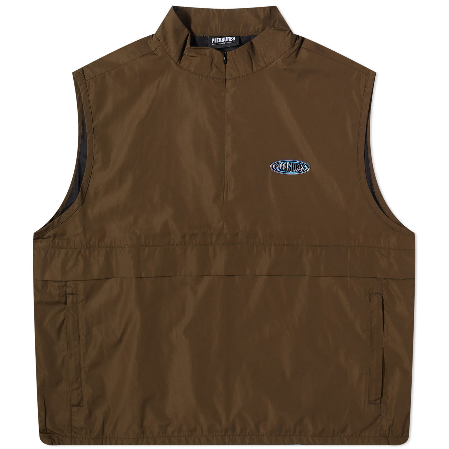 Vesta Pleasures Disguise Vest Olive Zelené | P23SU003-OLV, 0